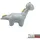Hti-Living Kinderhocker Enrik Dino Langhals Holz grau