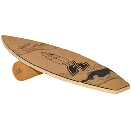 F2 Cork Balanceboard Surf 84 - braun