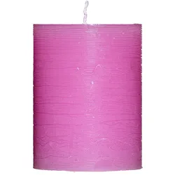 Kerze RUSTIK rosa