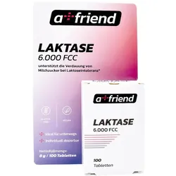 A Friend Laktase 6.000 FCC bei Laktoseintoleranz Tabletten