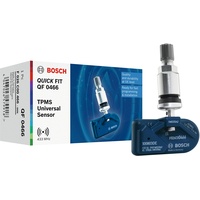 Bosch F026C00466 - QF0466 - Universal QUICK FIT RDKS-Sensor - TPMS Reifendrucksensor mit silberfarbenem Metallventil - 433,92 MHz