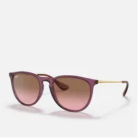 Ray Ban Ray-Ban RB 4171 ERIKA Damen-Sonnenbrille, Violett Transparent