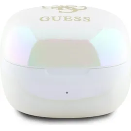 GUESS 4G Logo Mini TWS Kopfhörer weiß