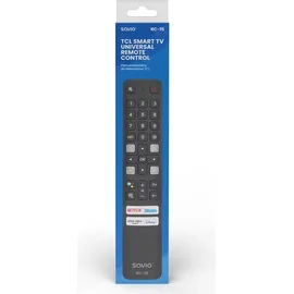 Apple Savio RC-15 TV-Fernbedienung, kompatibel mit TCL Smart TV