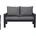 Loungesofa grau