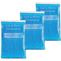 Iea medical Kalt Warm Kompressen, 3 Kühlpacks Gel, Kühlbeutel
