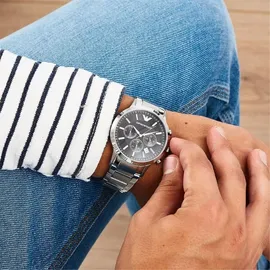 Emporio Armani Renato Edelstahl 43 mm AR2434