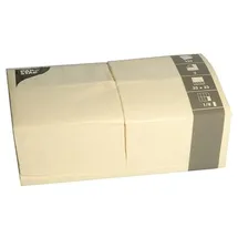 Papstar Servietten, 3-lagig 1/8-Falz 33 cm x 33 cm Creme