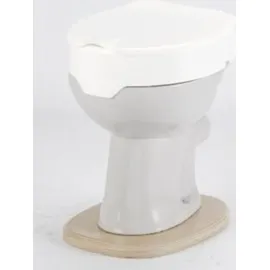 MEYRA Toilettensitzerhöhung mit Deckel 10 cm weiß