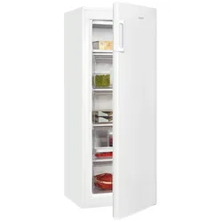 Exquisit Gefrierschrank GS230-H-040E weiss | Tiefkühlschrank Gross 168 Liter | 4* Gefrieren | Gefrierschrank Gross | Türanschlag wechselbar