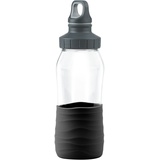 Emsa Drink2Go Glas Trinkflasche, 500ml Schwarz