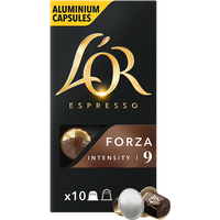100 Kapseln aus Aluminium L'Or Blend Force Kompatibel Nespresso Intensity 9 Lor