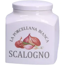 La Porcellana Bianca La Porzellan Bianca Dose für Aufbewahrung weiß 12 x 12 x 16 cm 1,8 l