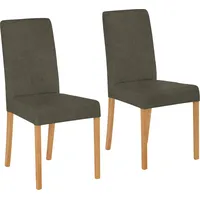 Home Affaire 4-Fußstuhl Bologna Massivholz grün 6er Set