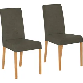 Home Affaire 4-Fußstuhl Bologna Massivholz grün 6er Set