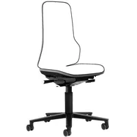 Bimos Arbeitsstuhl Neon Basisstuhl mit Rollen Flexband grau Sitzhöhe