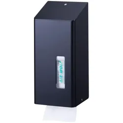 WC-Papierspender Omega für Einzelblätter mattschwarz