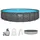 BESTWAY APX365TM Frame Pool-Set Ø 671 x 132 cm inkl. Sandfilteranlage, Abdeckplane und Poolleiter