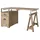 Massivmoebel24 Schreibtisch Mango beige