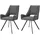 xonox.home Stuhl Helen Webstoff anthrazit 2er Set