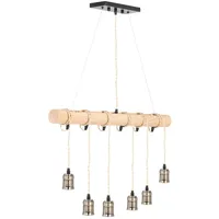 Uniprodo 6-flg. E27 40 W beige
