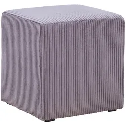 Hocker Bali Cord in Dunkelgrau