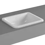 Vitra S20 Einbau-Waschtisch 5473B003-0642 45 x 37 cm, weiß, mit Überlauf/ohne Hahnloch