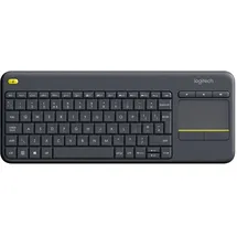 Logitech K400 Plus Wireless Touch Keyboard CE schwarz