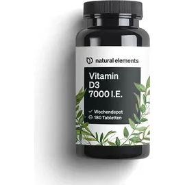 Natural Elements Vitamin D3 Tabletten 180 St.