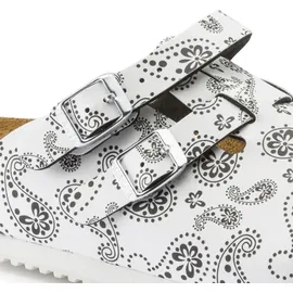 Birkenstock Kay Superlauf, Birko-Flor, Paisley Black/White, schmal, 38