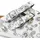 Birkenstock Kay Superlauf, Birko-Flor, Paisley Black/White, schmal, 38