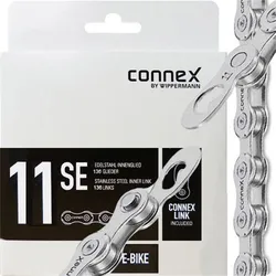 Connex Kette 11sE 11-fach. 136 Glieder. E-25 Kettenschloss. 1/2x11/128. silber EINHEITSFARBE No Size