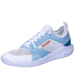 Kempa Kourtfly Sport-Schuhe, weiß/blau, 48 EU