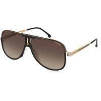 Carrera 1059/S Herren-Sonnenbrille Vollrand Pilot Kunststoff-Gestell, schwarz