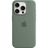 Apple Silikon Case mit MagSafe (iPhone 15 Pro), Zypresse (MT1J3ZM/A)