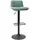 miliboo Barhocker Stoff blassgrün 2er Set