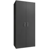 Sconto Xora Mehrzweckschrank Multiraumkonzept - grau ¦ Maße (cm): B: 70 H: 185 T: 40.0