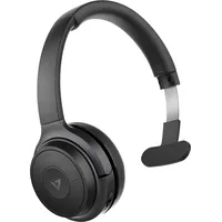 V7 HB605M - Headset On-Ear - Bluetooth - kabellos Office Headset, Grau,
