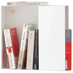 vonbox - Box Bücherregal S-Box, weiß (RAL 9016)