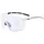 Uvex Mtn Perform Variomatic Photochrome Sonnenbrille - White Matt - Variomatic Litemirror Blue/CAT1-3