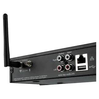 DAP AUDIO DAP-Audio SPA-100 Streaming-Vorverstärker 1U-Mediaplayer mit Streaming-Funktion, USB/MP3-Player