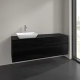 Villeroy & Boch Waschtischunterschrank 4 Auszüge 160 x 54,8 x 50 cm Schwarz