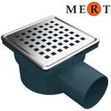 Mert Radiatoren Bodenablauf Ablaufrinne Dusch Ablauf 10x10 cm