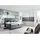 Froschkönig24 Malibu 180x200 cm Boxspringbett Anthrazit, Ausführung:Variante 2