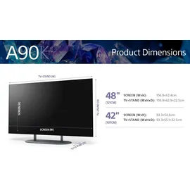 Sony BRAVIA KD-48A90K 48" OLED 4K UHD HDR