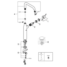 Grohe Essence Einhandmischer Phantom Black