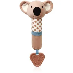 BabyOno Charlie Koala 3m+ Quietschspielzeug mit Beißring 1 St.