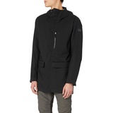 Schöffel Herren Parka Gillingham M, winddichter, atmungsaktiver Regenparka, urbane Outdoor Jacke, Wanderjacke mit Taillenzug, black, 48