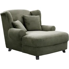 Home Affaire XXL-Sessel HOME AFFAIRE "Oase, B: 120 cm, Sitzhöhe: 50 cm - OTTO. Verlässliche Qualität.", grün (olive), B:120cm H:101cm T:142cm, 100% Polyester, Sessel, XXL-Sessel, mit 2 Zierkissen & Massivholzfüße, Topseller