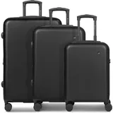 Bugatti Valencia 2.0 Koffer-Set 3-tlg. schwarz